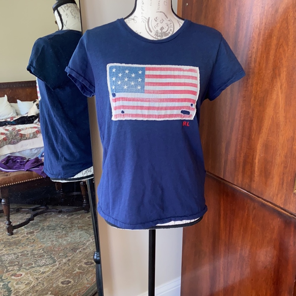 Ralph Lauren Flag Tee size medium